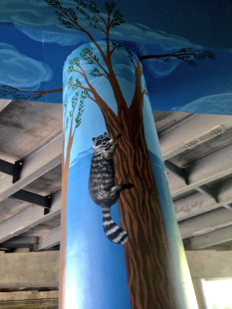 StART #mural by <a href="/mosley_drew/">Drew Mosley</a> brings the forest to life on Pottery Rd Thx to <a href="/mfragedakis/">Mary Fragedakis</a> <a href="/EastEndArtsTO/">East End Arts</a> <a href="/karicwynar/">Kari Cwynar</a>