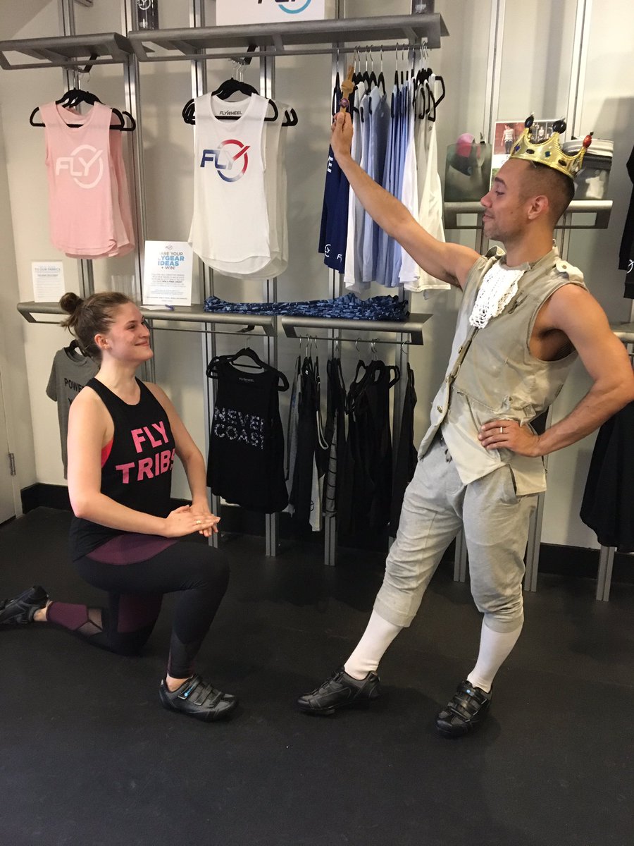 barreflyguy's tweet photo. You know it is a killer @HamiltonMusical ride when half way through EVEYONE is signing along!! @Flywheel #OldTown you guys are non-stop!!! https://t.co/XUi3C8IOTc