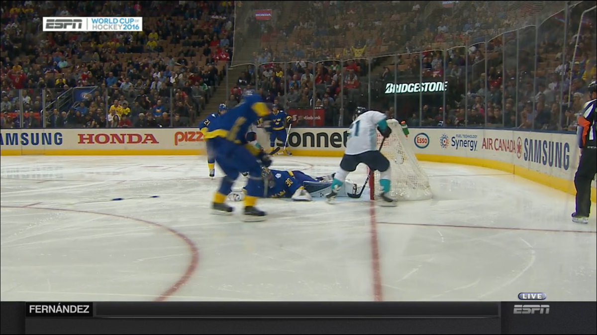 Tomas Tatar scores the OT winner for Team Europe, advancing to the WCH2016 finals.