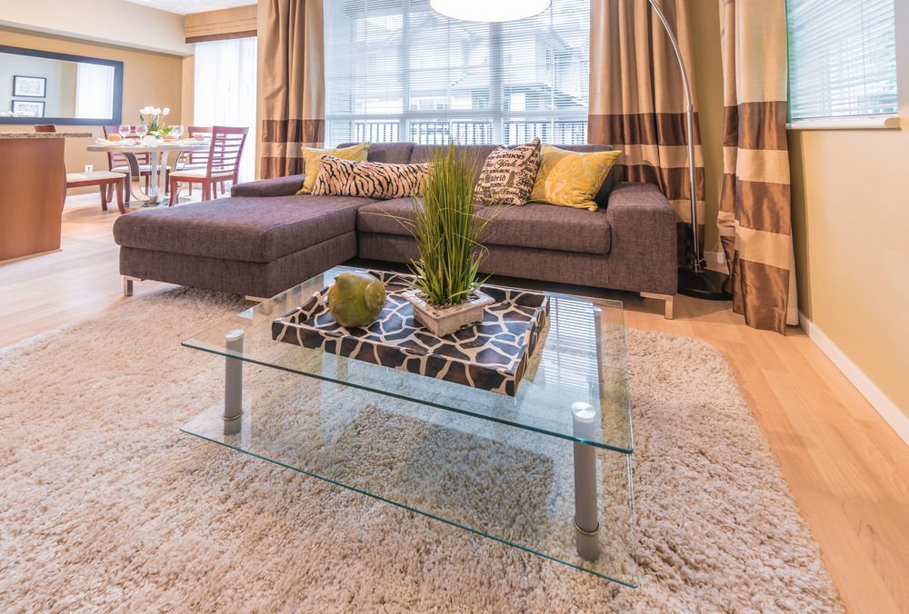 Glass coffee tables like this are great, but if you have kids, you might want to think twice.