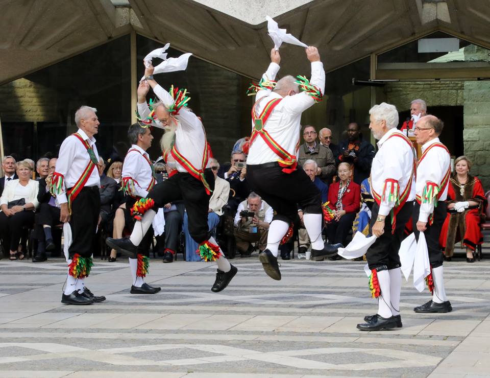 <a href="/ChingfordMorris/">Chingford Morris Men</a> Great to see you all performing at the Guildhall today :-)