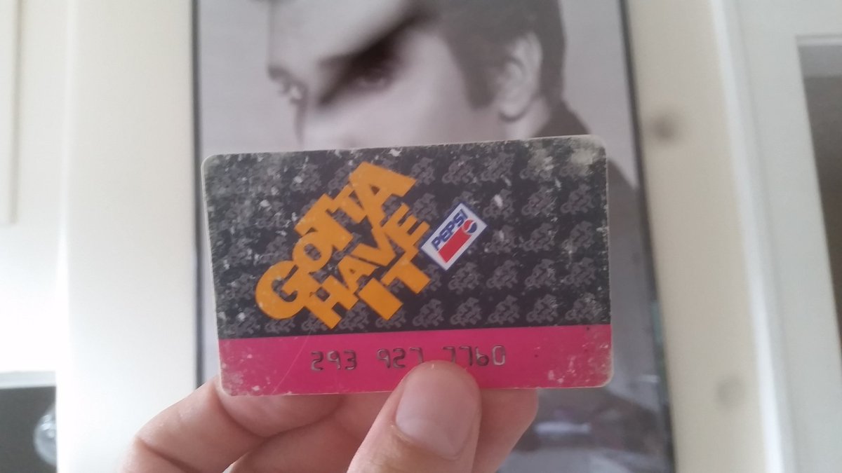 JerinSage's tweet photo. Who's still got a #Pepsi Gotta Have It card? Ha Ha! #Throwback #SGS #Elvis #Flint https://t.co/nJP1tzvkMy
