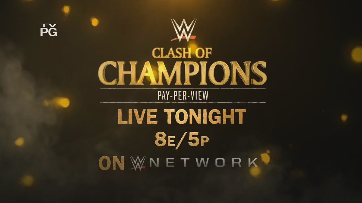All of the #RAW titles are on the line at #WWEClash of Champions TONIGHT on .