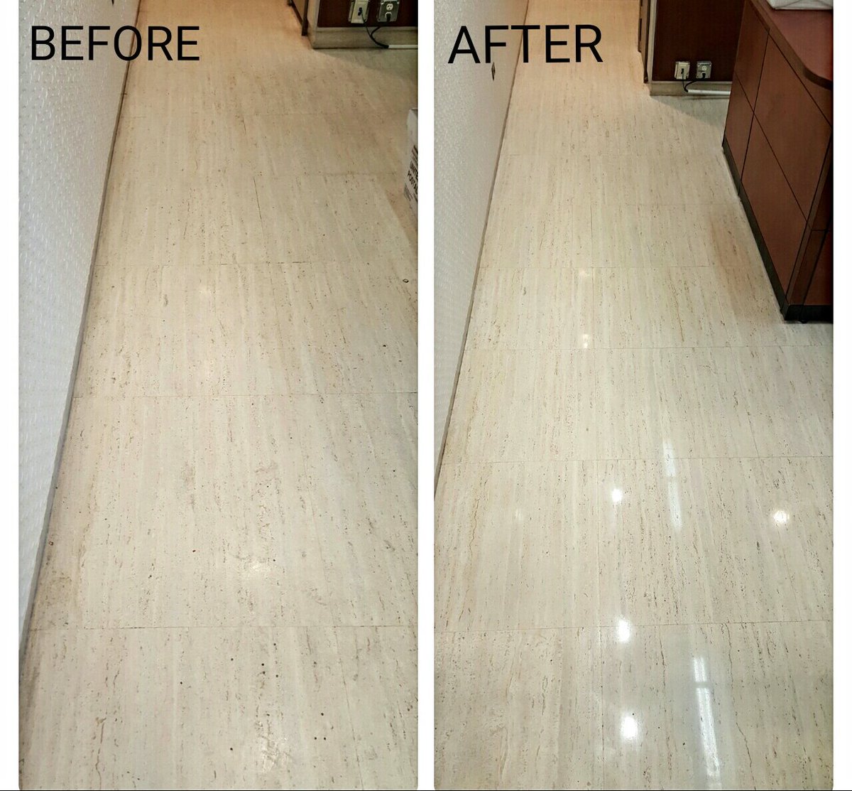 Think_Crete's tweet image. Diamond polished Travertine! A brand new look! #NWARK #NWA #polishedstone