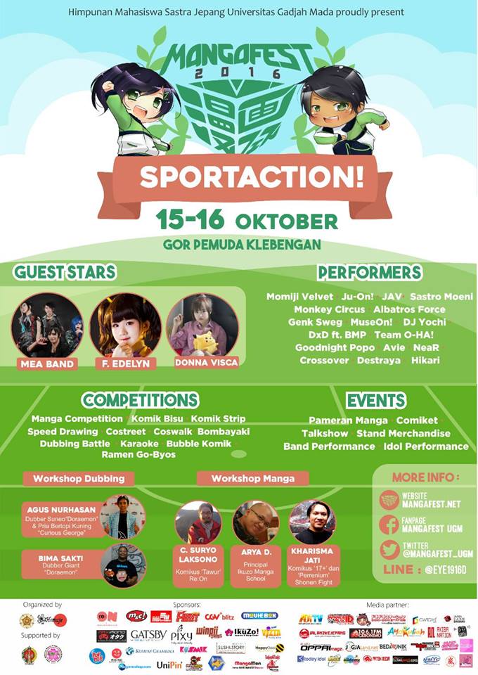 catat gaes 15 Oktober 2016 TMC di <a href="/mangafest_UGM/">MangaFest UGM</a> . Ramaikan!!!