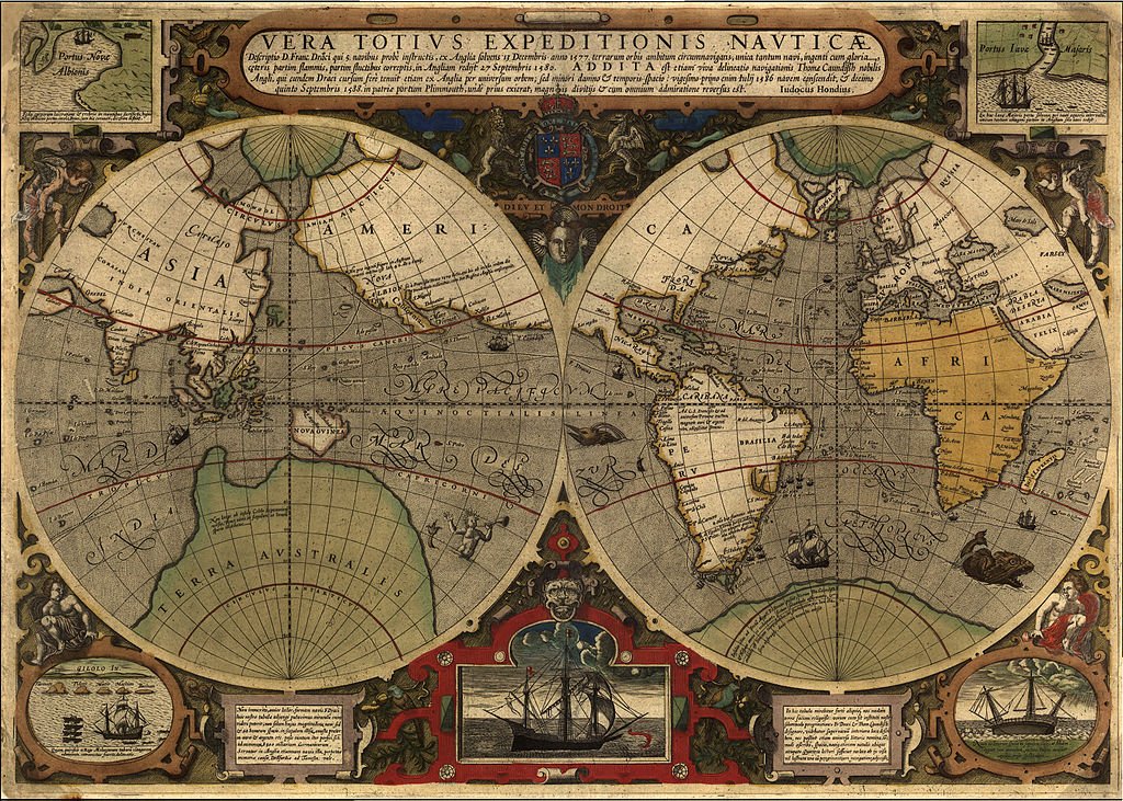 Wikipedia This Day In 1580 Explorer Francis Drake Completed His Circumnavigation Of The Globe As Marked By This 1595 Map T Co Vi3nhd6opj T Co Dxf95htdu1 Twitter