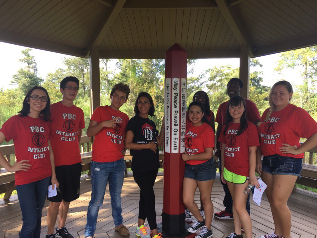 antonaccir1917's tweet photo. Rotary's Peace Pole ceremony and some of Interact's awesome members ✌🏼️@PBCHS_Broncos @PBCentral_Princ @pbcsd https://t.co/Q78JH9Ck7x