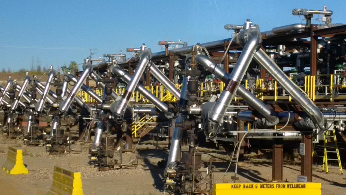 GeMoBC's tweet photo. SAGD injection and production well "pairs" #CAPPUBCM https://t.co/cXMZ9hfhRe
