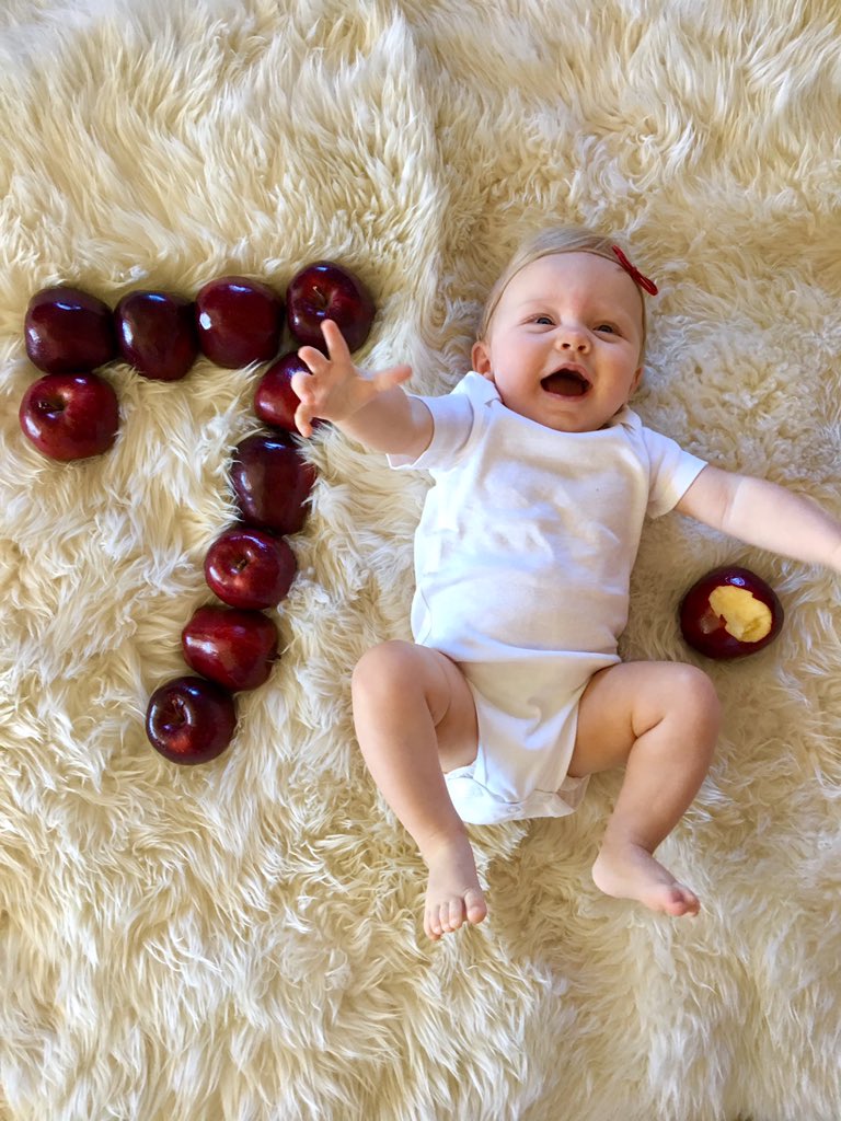 reillynewman's tweet photo. Happy 7 months to our beautiful daughter! We love you more than you'll ever know! https://t.co/4dGgEO5xD1