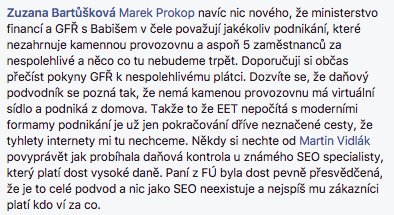 tomaskafka's tweet image. “podvodník se pozná tak, že nemá kamenou provozovnu má virtuální sídlo a podniká z domova”
facebook.com/marek.prokop/p…