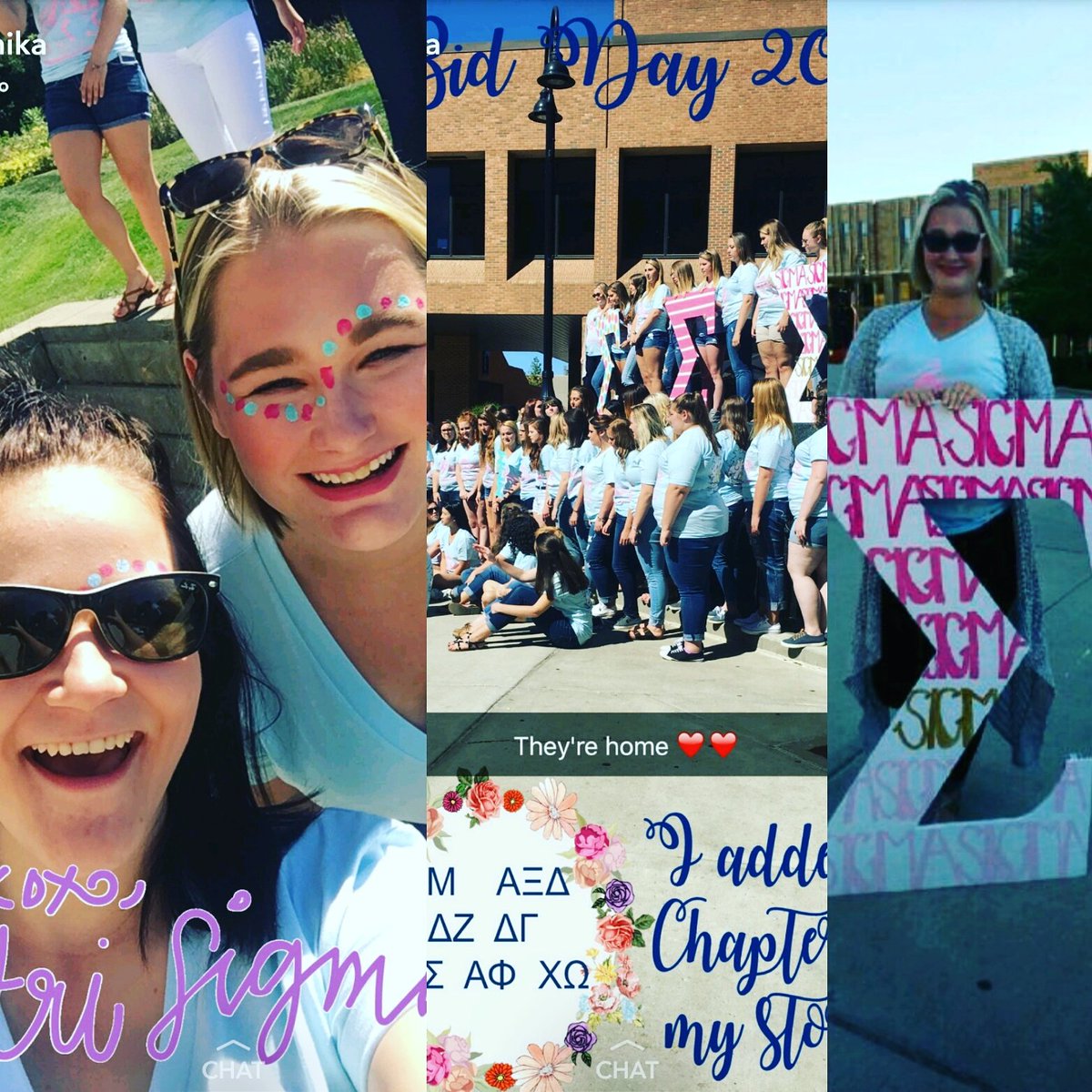 FeliciaEldridge's tweet photo. So happy to have found my new home with some amazing sisters #sigmatrue #homeawayfromhome @TriSigmaAB https://t.co/BZFn5MQRMs
