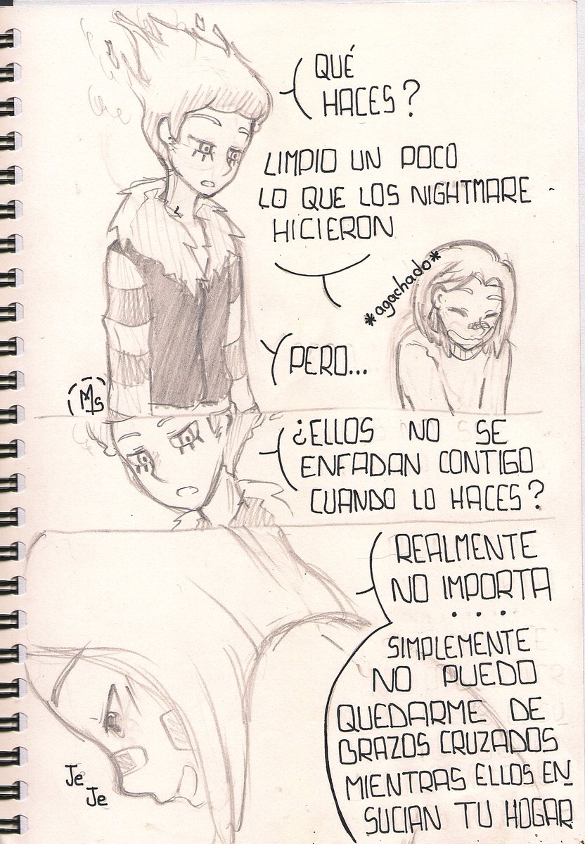 Misaki_Kuroi's tweet photo. Que me demoro UN AÑO cada cómic QwQ y mi impresora DOS AÑOS para escanearlo TwT pero aquí está ;3 #FNAFHSMONSTER @Michchama1 a lapicito noma https://t.co/XyvZv8uEBw