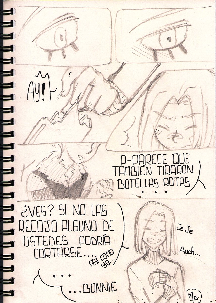 Misaki_Kuroi's tweet photo. Que me demoro UN AÑO cada cómic QwQ y mi impresora DOS AÑOS para escanearlo TwT pero aquí está ;3 #FNAFHSMONSTER @Michchama1 a lapicito noma https://t.co/XyvZv8uEBw