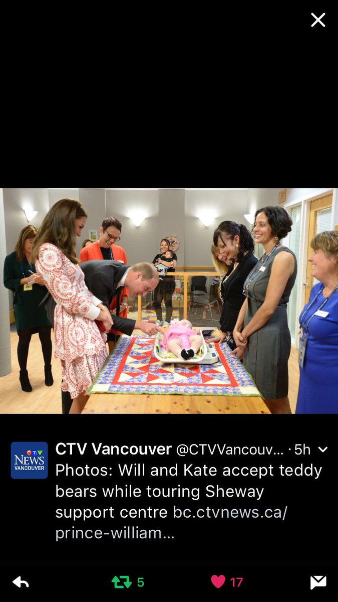 lauriepna's tweet photo. @CTVVancouver @CTVMorningLive awesome for #Sheway support centre #RoyalsVisitCanada https://t.co/T2WJEnknFx