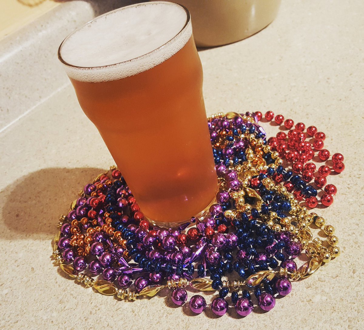 chopandbrew's tweet photo. Episode 50 - King Cake Ale coming this week. Mardi Gras inspired homebrew with DonO. Let them drink cake! #ComingSoon https://t.co/WAd39C1SIm