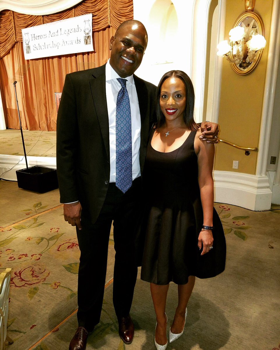 ASCAP's tweet photo. .@WarnerChappell CEO Jon Platt w/ ASCAP's Nicole George-Middleton at the @HalAwards. Almost time for Nicole's award! https://t.co/4cKfGDscoq