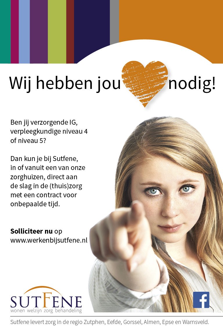 Aan de slag in de (thuis)#zorg met een #contract voor onbepaalde tijd? werkenbijsutfene.nl! 
#vacature #verpleegkundige #verzorgendeIG