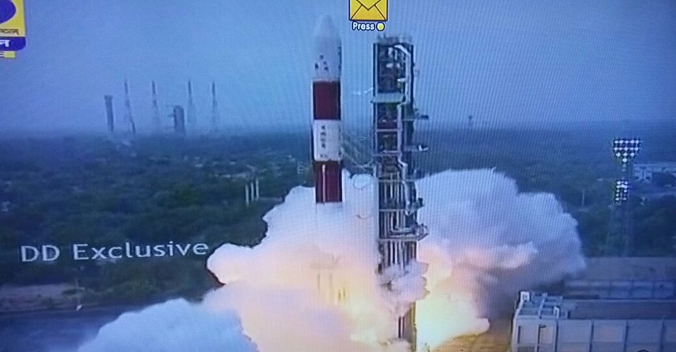 ShaliniKTiwari's tweet image. LAUNCHED!
#PSLV35  with #SCATSAT1 &amp;amp; 7 other satellites lifts off from spaceport of #Sriharikota #ISRO