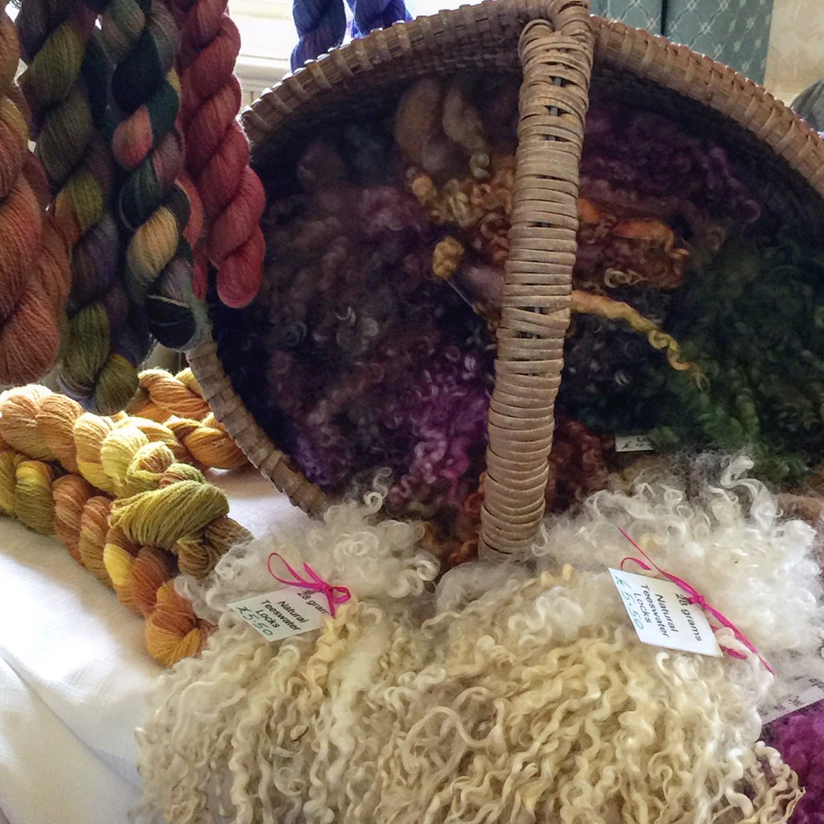 Wooltops's tweet photo. Some lovely woolly wonders at Masham sheep fair this weekend! Thank you to all that came to see us there! #MashamSheepFair #sheep #wool https://t.co/DqTwxp5GWk