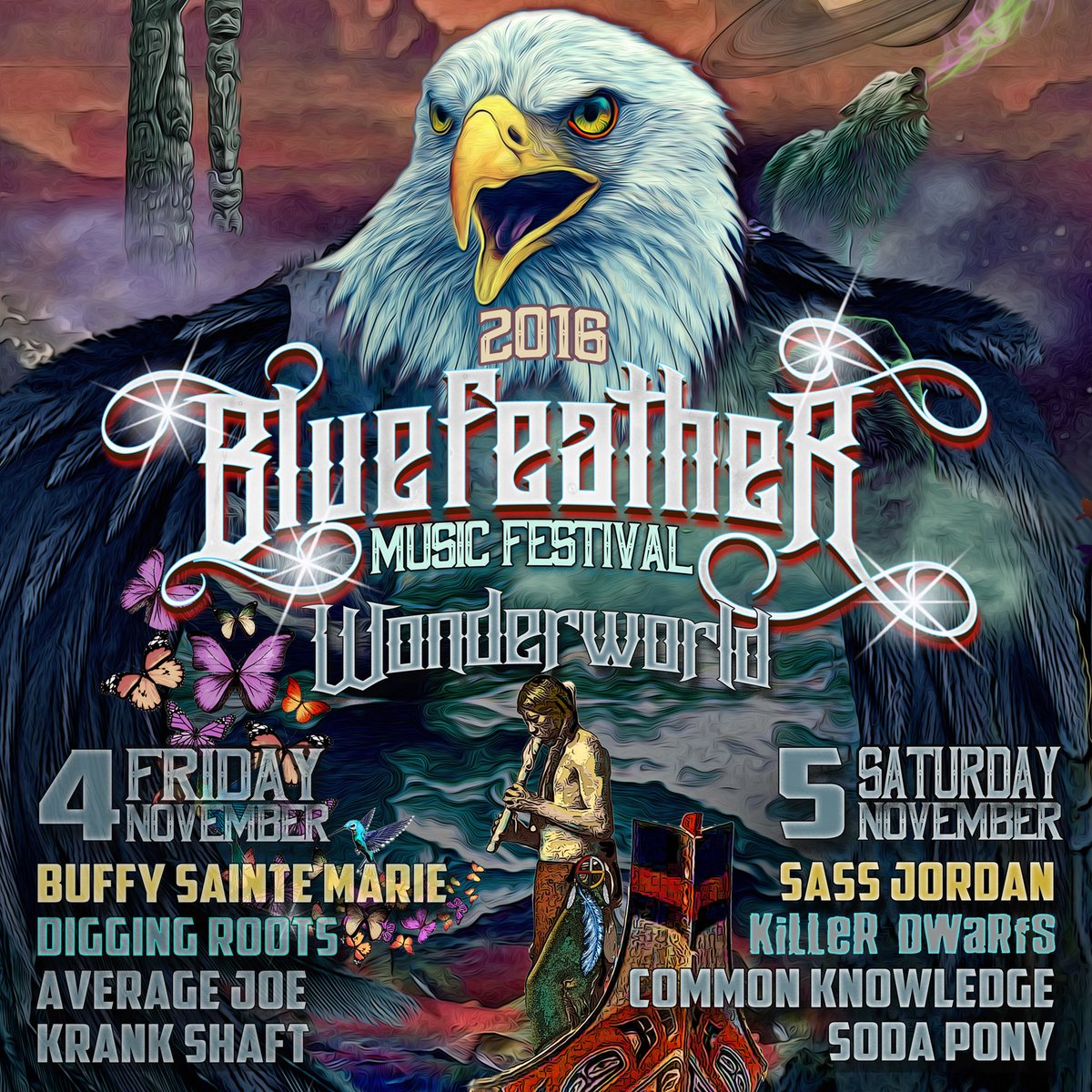2016 Blue Feather Music Festival Headliners: <a href="/BuffySteMarie/">Buffy Sainte-Marie</a> &amp; <a href="/sassjordan/">Sass Jordan</a> 
Get your tickets today! bit.ly/2d2lFG8 #Music #Yukon
