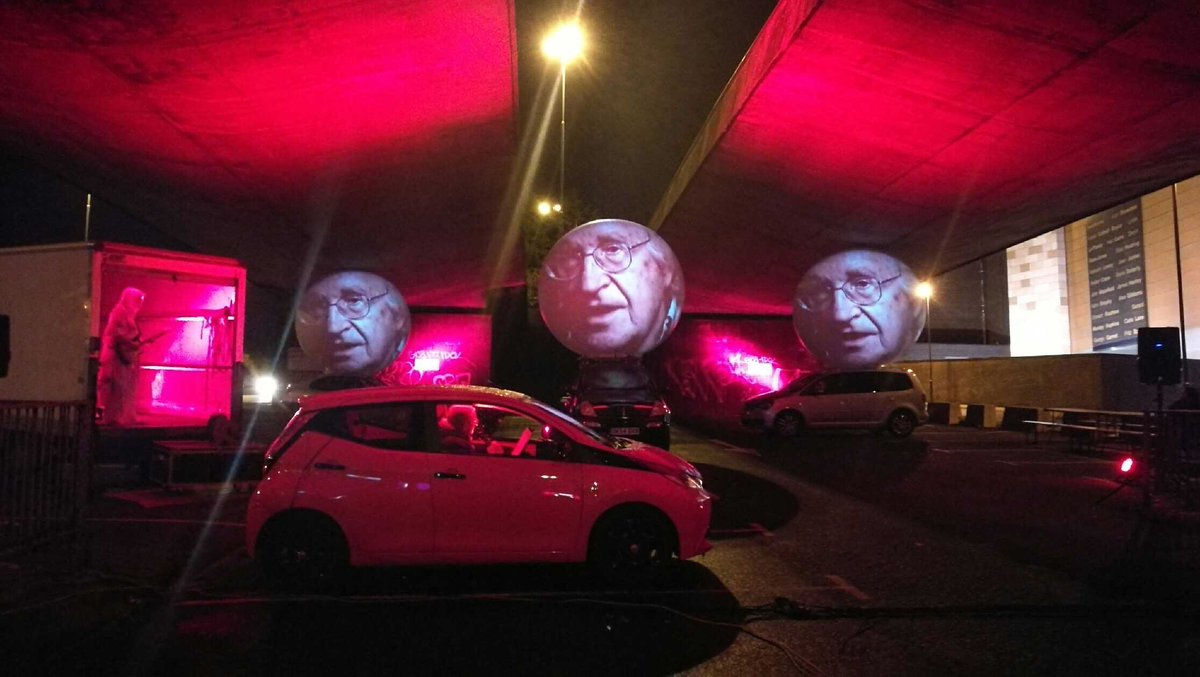 FriendsOfTheFlyover (@flyoverlpl) on Twitter photo Noam Chomsky made it to <a href="/FlyoverLPL/">FriendsOfTheFlyover</a> last night! great finale to this years’ events! #FlyoverTakeover Noam Chomsky made it to <a href="/FlyoverLPL/">FriendsOfTheFlyover</a> last night! great finale to this years’ events! #FlyoverTakeover