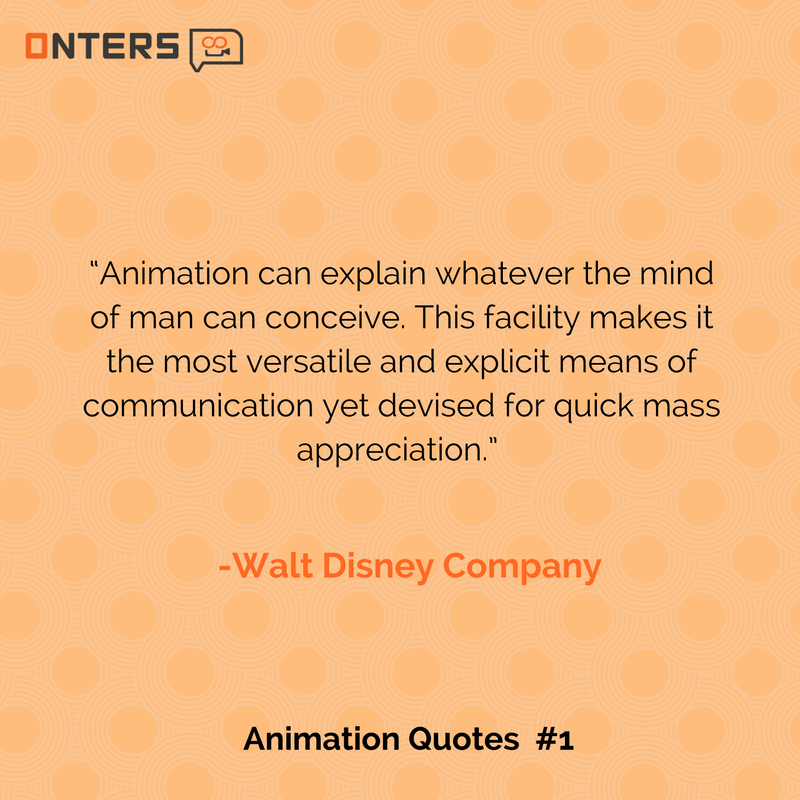 TheOnters's tweet photo. Animation Quotes #1
Let us explain your story through animation. Visit us at https://t.co/wIcmDH4SPv
#Onters #AnimatedExplainerVideoCompany https://t.co/zyn6QHb05Q