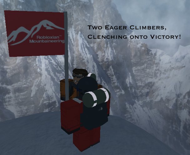 Roblox Mountaineers Romountaineers Twitter - climbing mount everest roblox