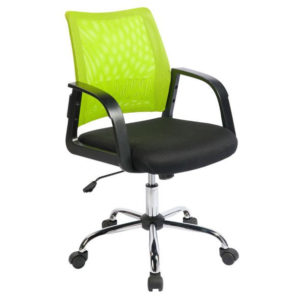 Mesh Back Task Operator Armchair Mid back posture contoured airflow mesh detailed backrest in 4 vibrant colours #officechairs #ukmade