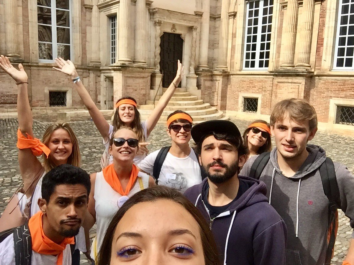 equipe6_ISCPA's tweet photo. #TeamCampusIGS #ISCPA #Toulouse A l'hôtel Assezat ! @GroupeIGS_31 @iscpaToulouse https://t.co/UC211LLr6T