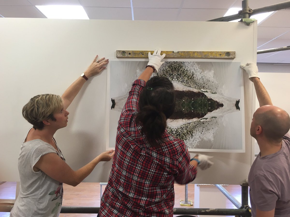 MirandaGavin's tweet image. TRI-POD installing work in King's House as part of @PhotoFringe from 1-30 Oct in collectives' hub. @tripod03 #BPF16