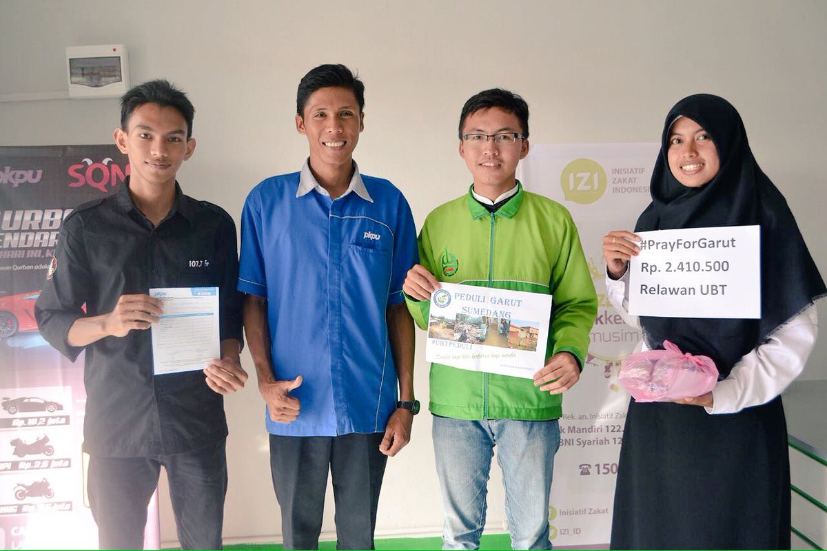 Terimakasih relawan peduli Garut dari UNiversitas Borneo Tarakan #PrayForGarut #SolusiPeduli #PKPU