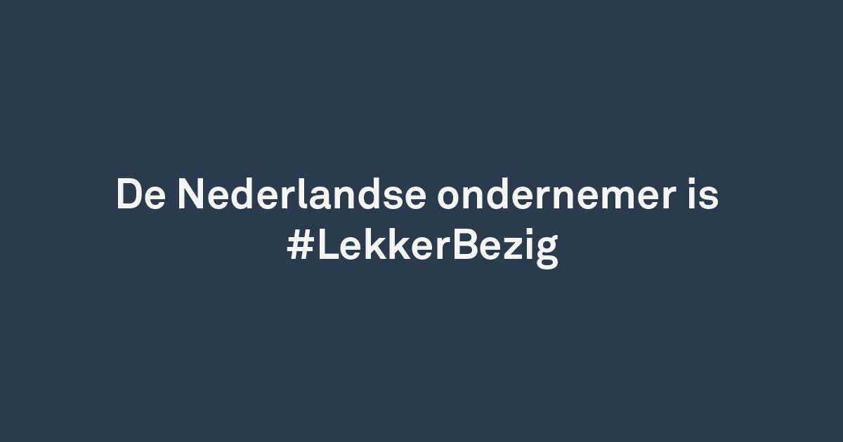 #goedemorgen! Op deze #maandag willen wij ondernemers een digitaal schouderklopje geven: geef hen een compliment met #LekkerBezig