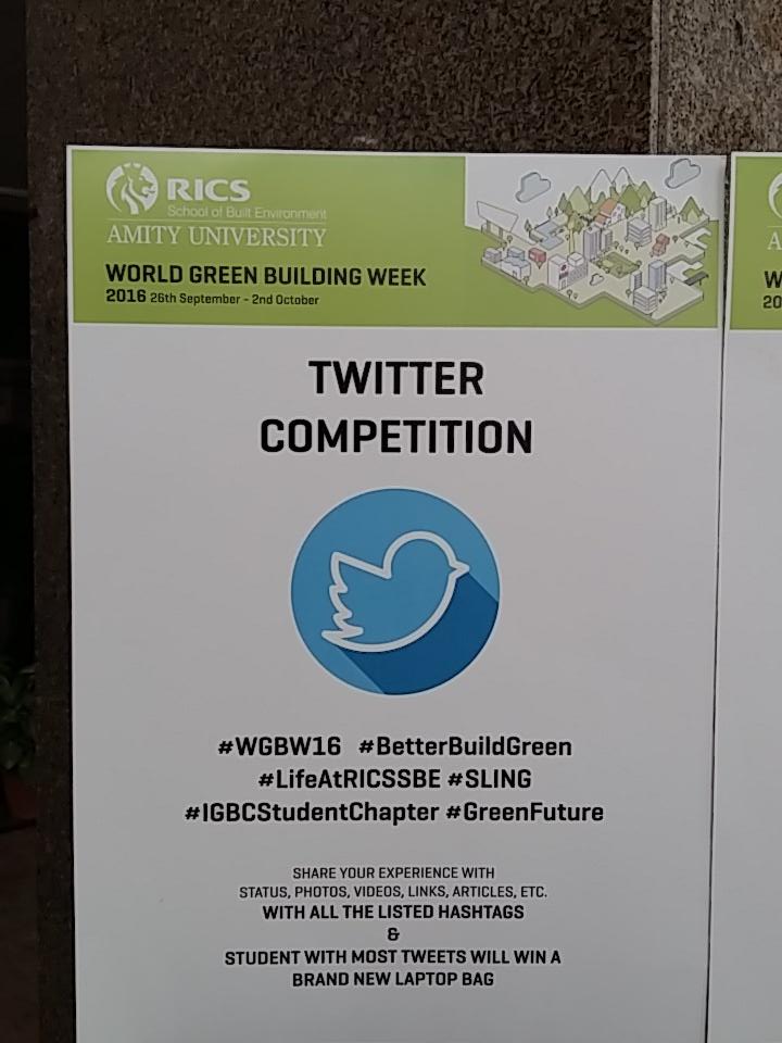 RICS_SBE's tweet photo. Time to compete! Are you ready?#WGBW2016 #BetterBuildGreen
#LifeAtRICSSBE #SLING #IGBCStudentChapter #GreenFuture https://t.co/yuuvOTlGji