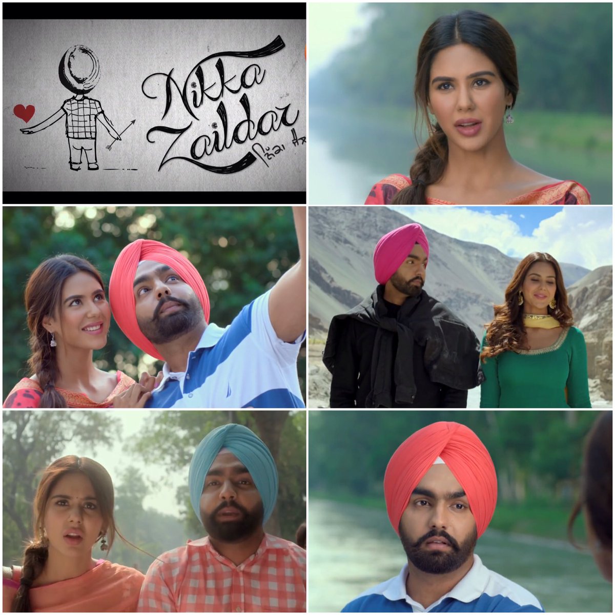 WriteMakec's tweet photo. #NikkaZaildar trailer out now... https://t.co/Hvki7ClDVj #AmmyVirk #SonamBajwa #Pollywood #Punjabi #Panjabi @AmmyVirk @bajwasonam @Jas5ii https://t.co/lKILCfhMq2