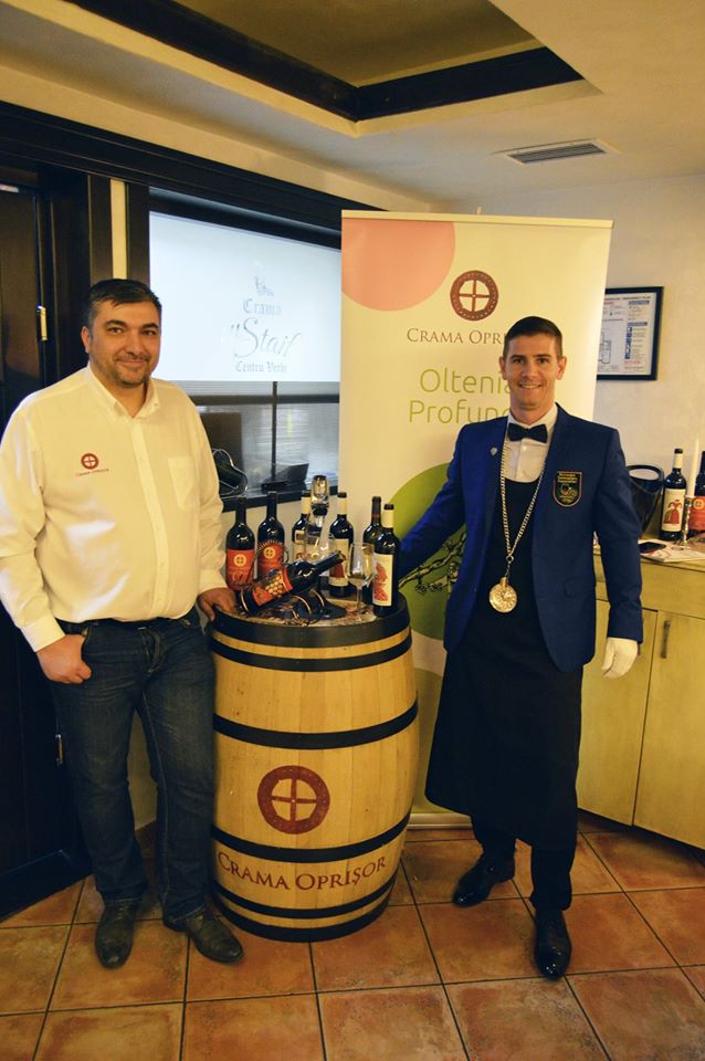 CramaCuStaif's tweet photo. Special thanks to Sommelier Bogdan Taus for an exceptional #Oprisor #winetasting at Friday's sold out event! Bravo! #wine https://t.co/aN4oZXNfLW