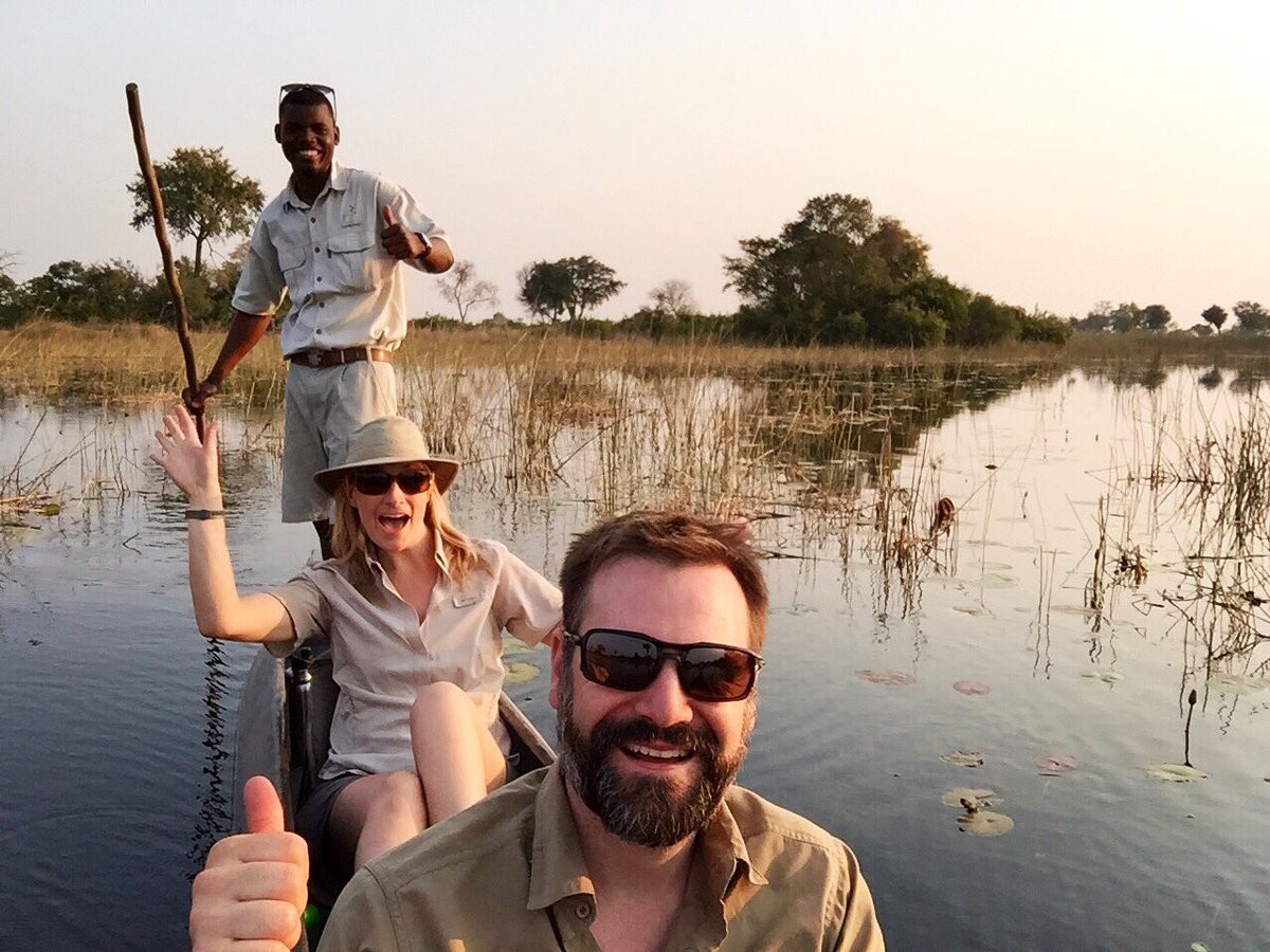 DanaWHarris's tweet photo. Final #Safari at #PeloCamp in the #OkavangoDelta #Mekoro #HarrisHoneymoon #Botswana @WeAreWilderness @Houston_Fox https://t.co/b6FeTtbNwp