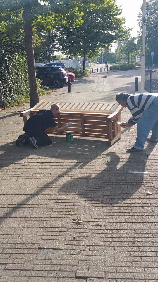 skiphus's tweet image. Wordt weer hard gewerkt door vrijwilligers en de jongens van #wil.bv