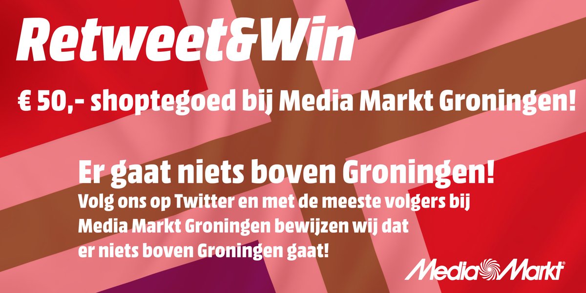 MediaMarktSont's tweet photo. Retweet&amp;Win actie van deze week! Wederom 'Er gaat niets boven Gron ingen' :) #actie #prijzen #winnaars #Groningen https://t.co/WxfWFhFPH2