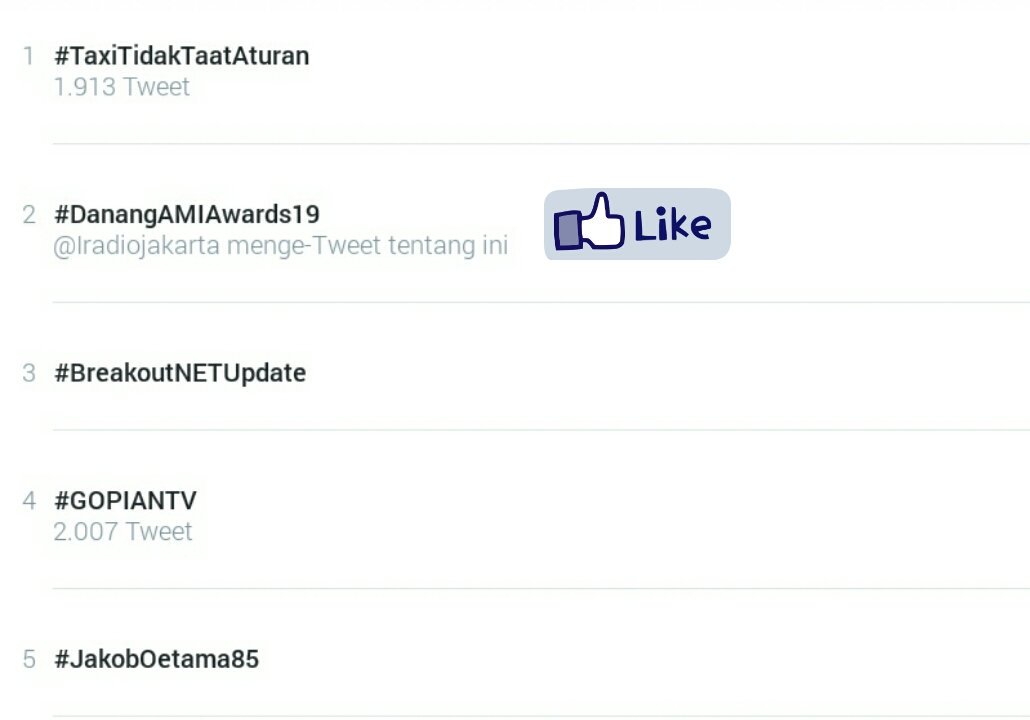 Wah hastag #DanangAMIAwards19 ada di TTI sore ini 
<a href="/DA2_Danang/">DA2_Danang</a> <a href="/DANANG_isme/">DANANGisme INDONESIA</a> <a href="/danangismeht/">Danangismeht</a> <a href="/HT_DANANGISME/">DANANGISME'S HASHTAG</a> <a href="/DANANGisme_HT/">#DANANGisme_HASTAG</a>