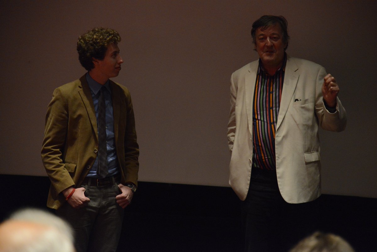 The1stLineMovie's tweet photo. "A magnificent and extraordinary piece of work"- @stephenfry on #TheFirstLineMovie London premiere https://t.co/kte6Qdg0gQ &amp; Out on #Netflix https://t.co/wPdpSMpAAY