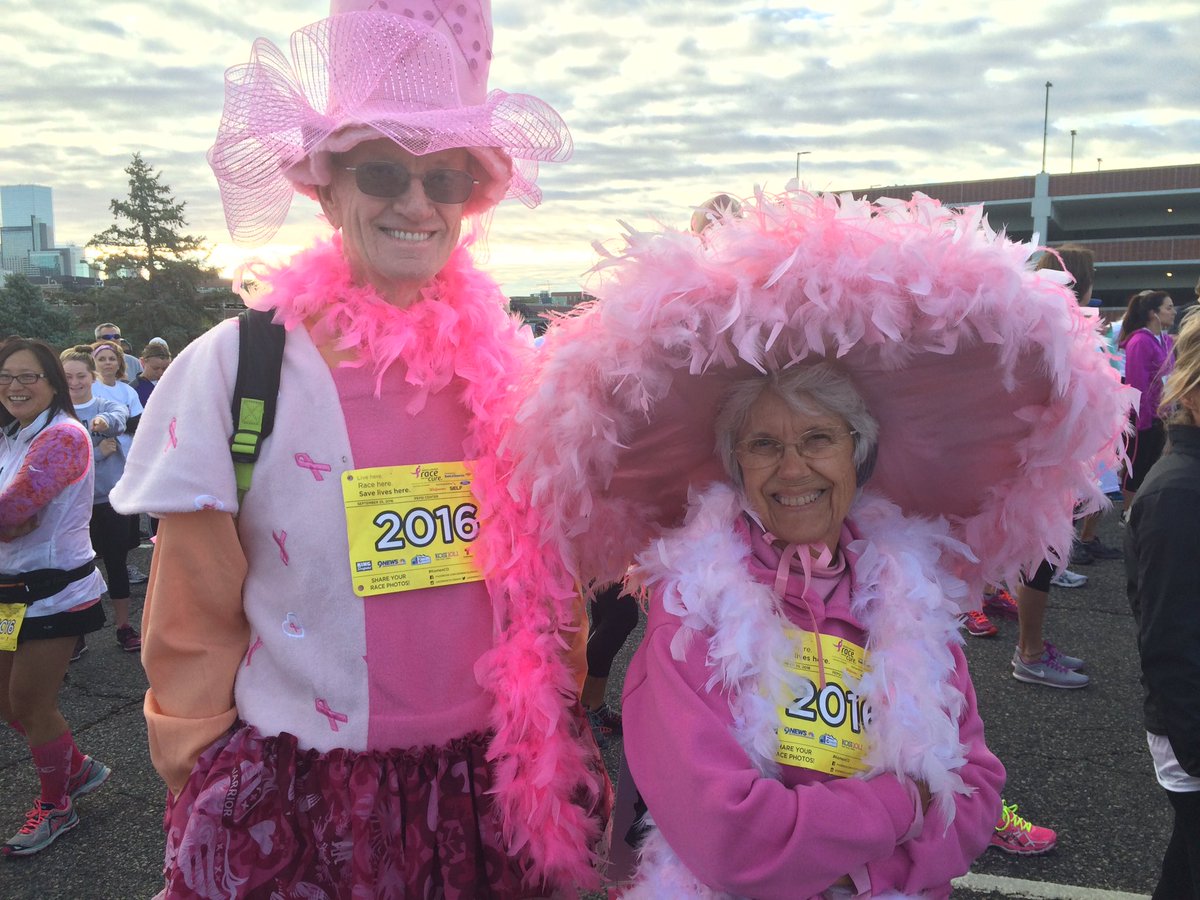 RaceForTheCure 15K people in pink raised half million dollars to fight breast cancer. 9newsmornings 9news