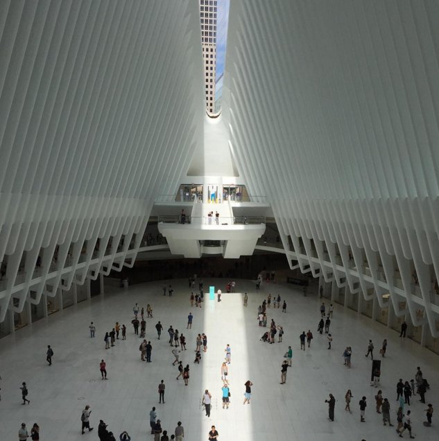 the roof of the world’s most expensive train station transform into a giant skylight
