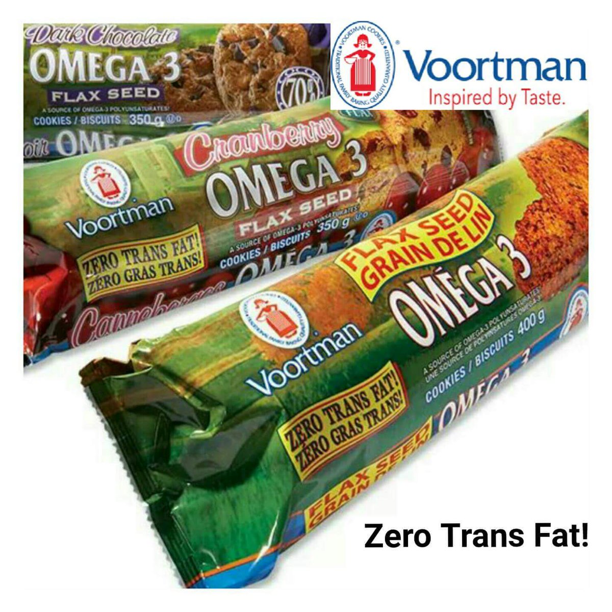 A tasty way to get in your daily Omega 3!

Voortman's Flaxseed cookies make the perfect snack any time!