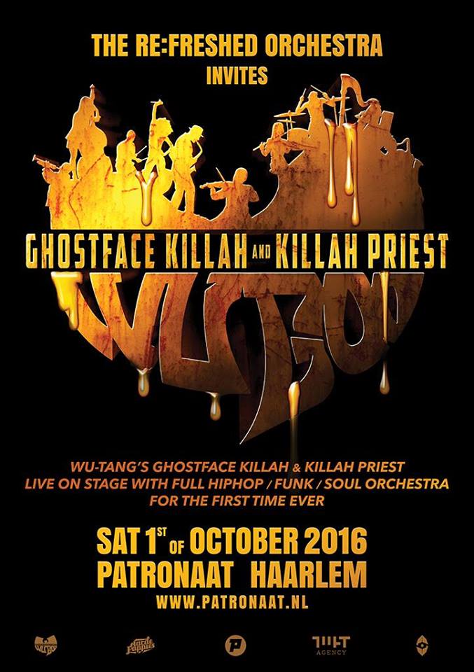 Za 1 okt - Re:Freshed Orchestra invites Ghostface Killah &amp; Killah Priest bit.ly/ghostrefresh <a href="/Refreshorchestr/">Re:Freshed Orchestra</a>