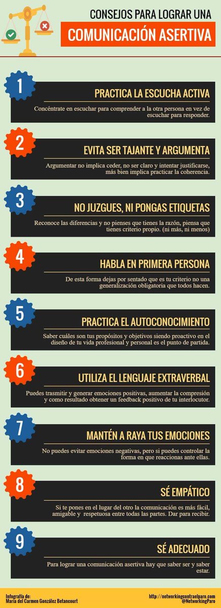 ElFactorH's tweet photo. Consejos para lograr una comunicación asertiva https://t.co/8RpEmpHee5
