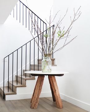 _MiaPreston's tweet photo. What else to do on a rainy Monday morning but look at staircases for a client? #inspiration #interiordesign | images via #Pinterest https://t.co/PmGpczQvv4
