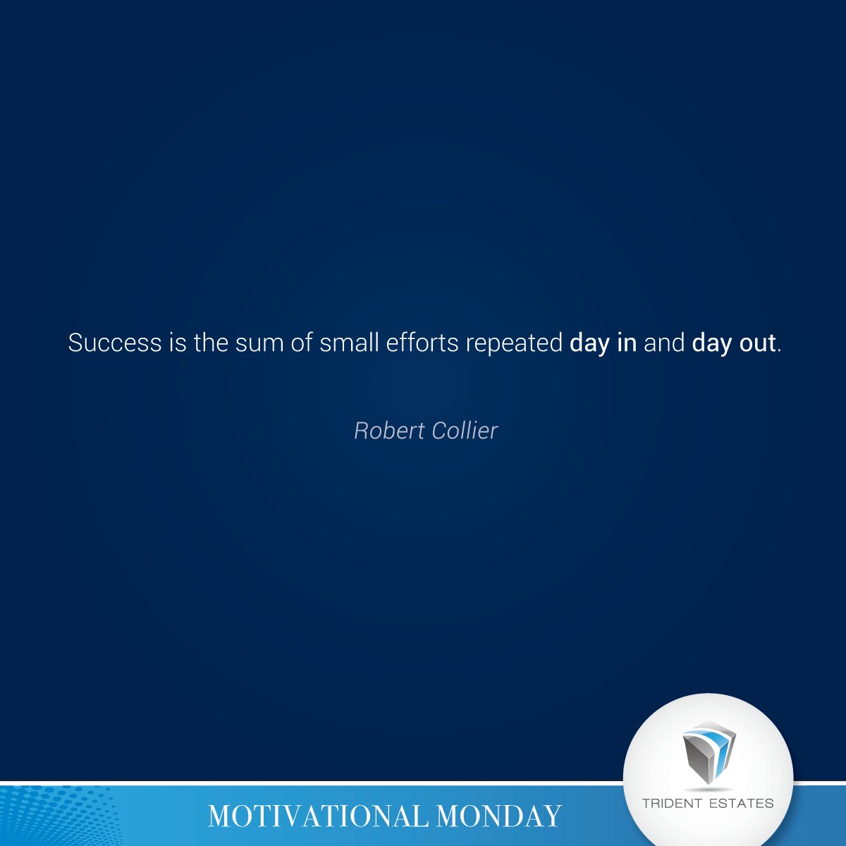 Trident_Estates's tweet photo. Motivational Monday
#TridentEstates #CreateLiveInspire https://t.co/e2oBV4txzl