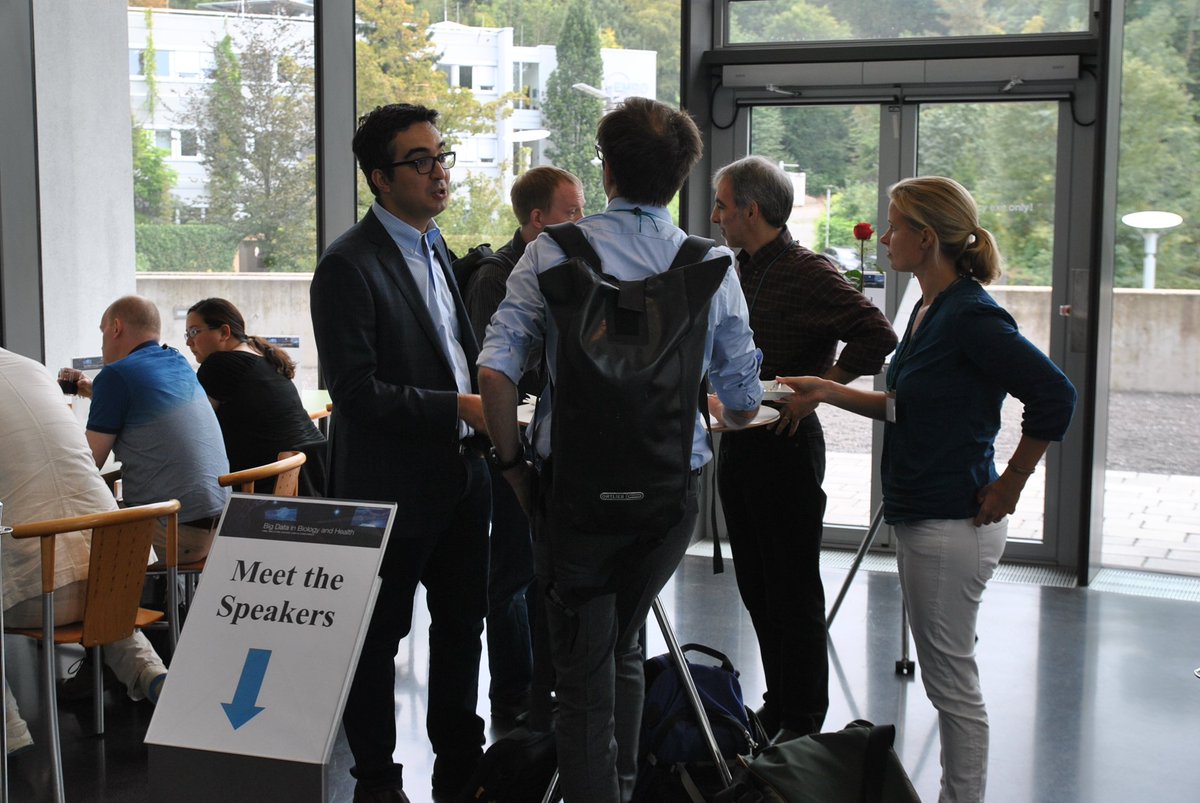 EMBLEvents's tweet image. Meet the speaker session well under way! #EWGBigData