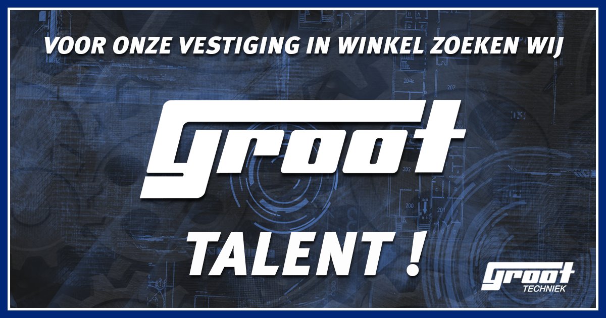 Groottechniek's tweet photo. Wij zoeken een nieuwe medewerker voor de vestiging in Winkel. 
Zoek je een leuke baan? Reageer snel: d.waasdorp@groot.nl 
RT svp
#hoogwoud https://t.co/xolNsoPOI6