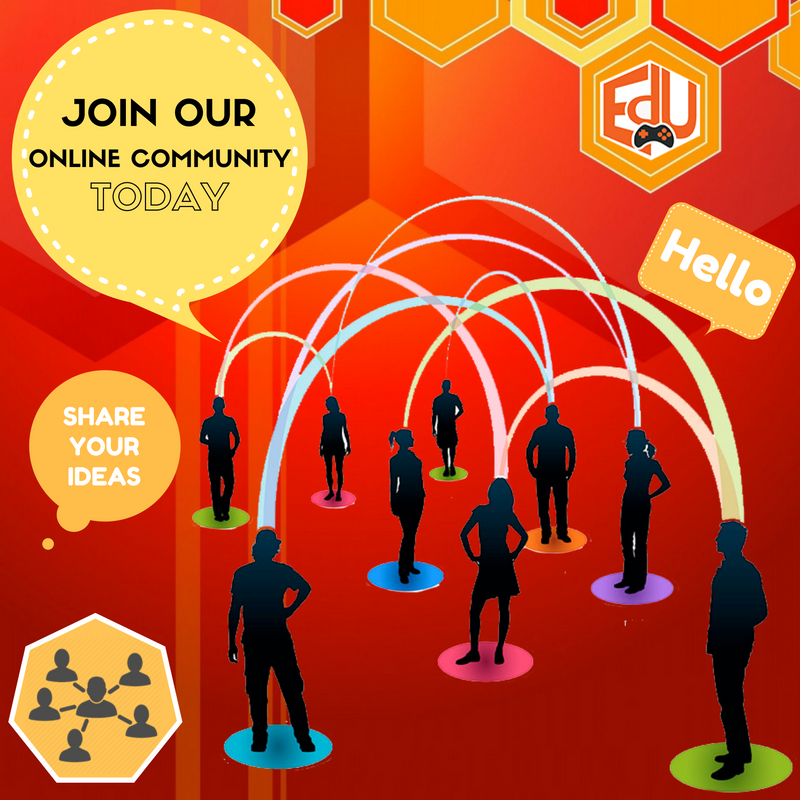 Our online community is designed for teachers &amp; gamers! Join today! #community #elearning 
bit.ly/2chZSXx